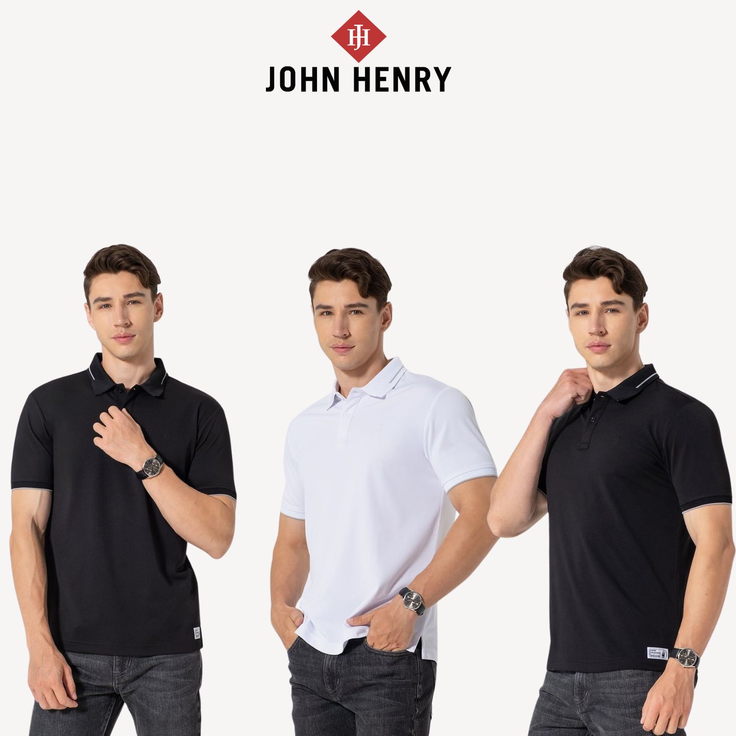 Áo Polo Nam Form Vừa Tay Ngắn KS25FH44C-SCCA