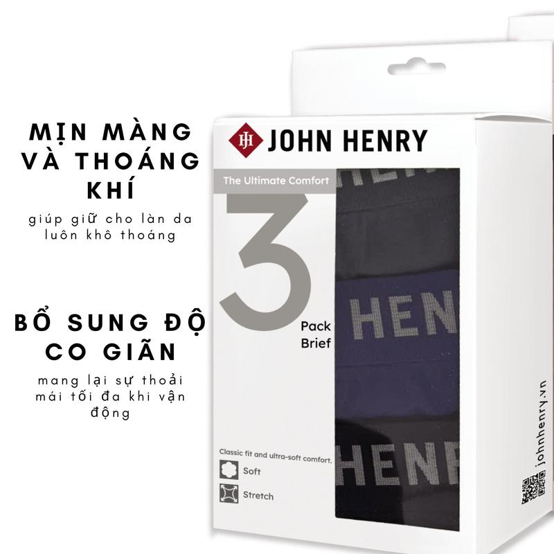 Combo 3 Quần Lót Tam Giác Nam UW25CB03C-BF