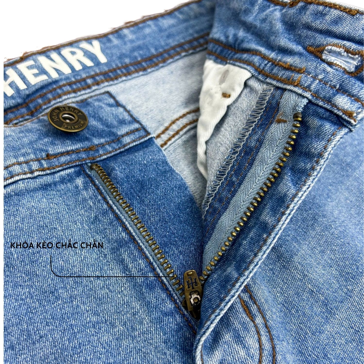 Quần Jean Dài Nam John Henry JN25SS26C-RG - Form Vừa - Regular