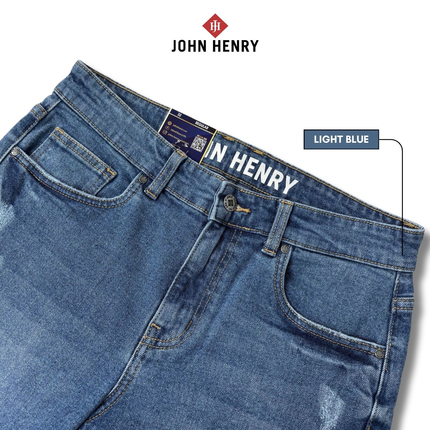 Quần Short Jean Form Trên Gối SP25SS17C-AKJN