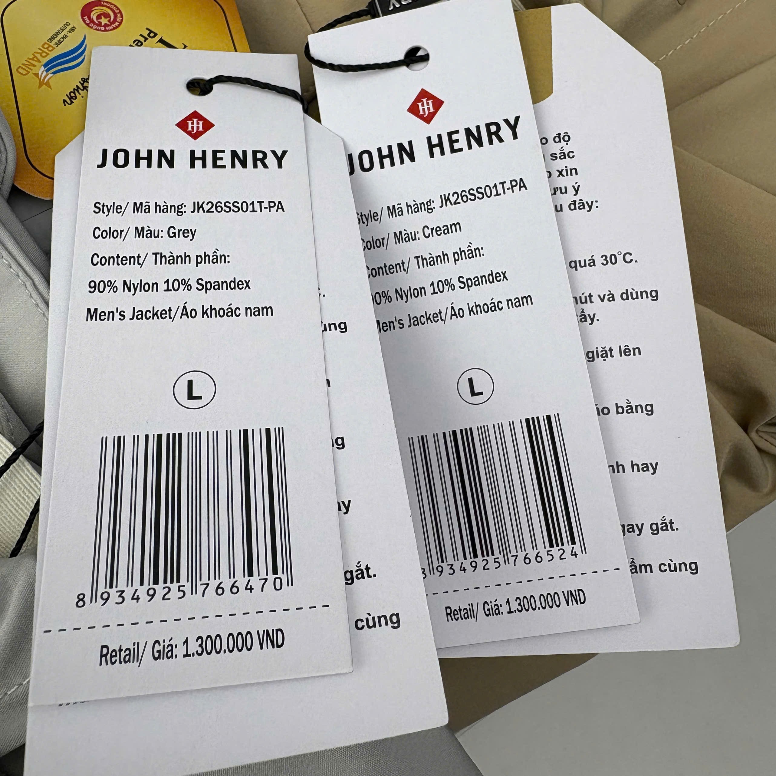 Áo Khoác Nam Phao Mỏng JK26SS01T-PA