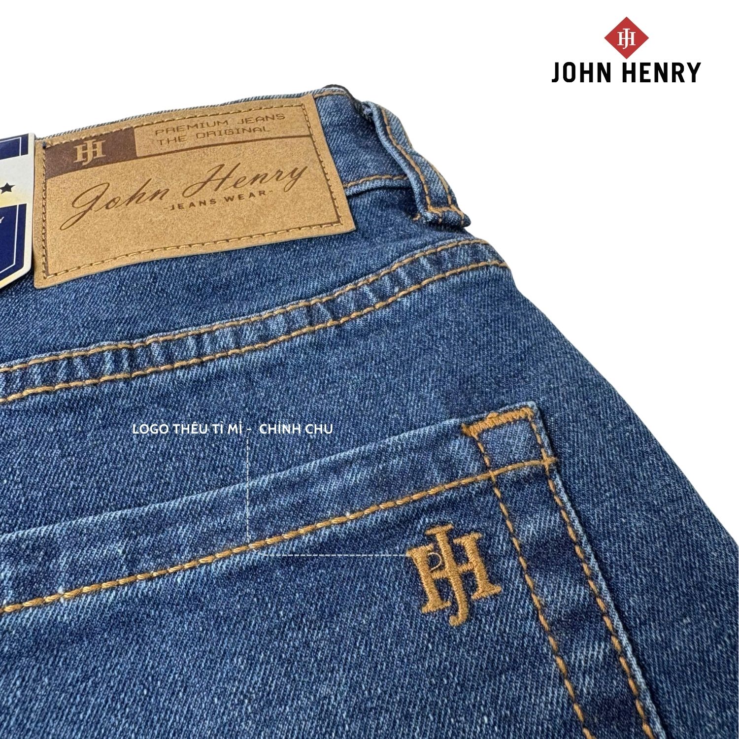 Quần Jean Dài Nam John Henry JN25SS32T-RG - Form Vừa - Regular