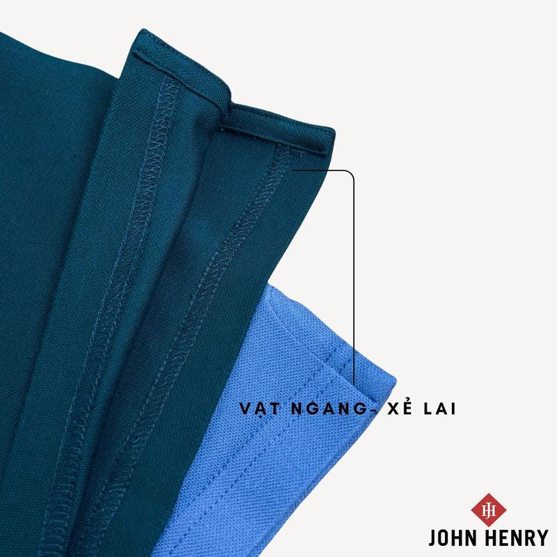 Áo Polo Nam Ngắn Tay John Henry Nam Form Vừa Tay Ngắn KS25SS18C-SC