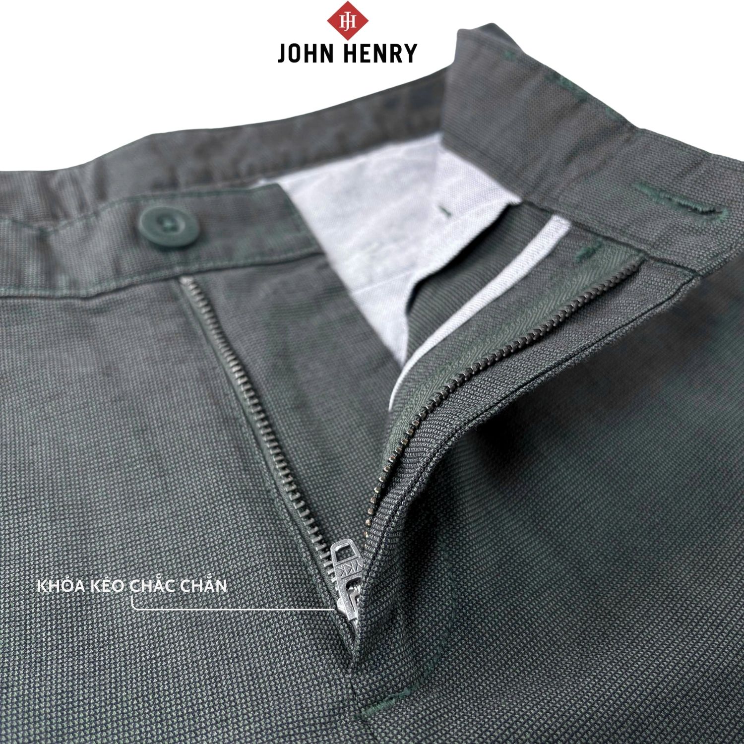 Quần Short Jean Nam John Henry Trẻ Trung Năng Động SP25FH20C-AK