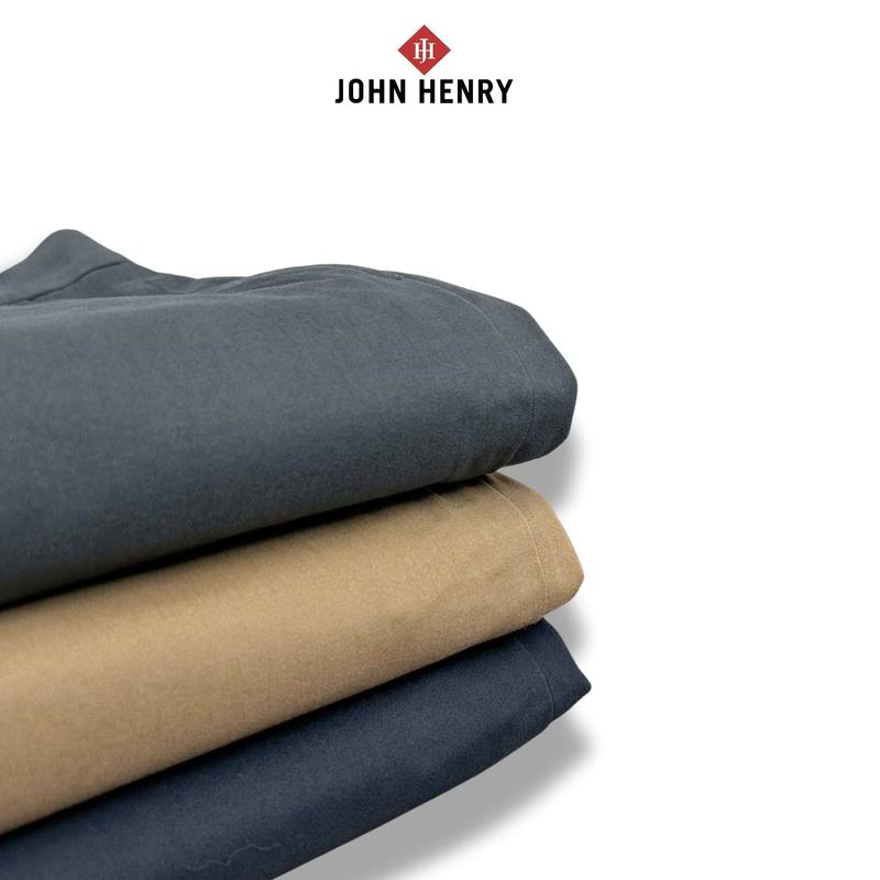 Quần Kaki Nam John Henry KP25SS09P-NMSL - Slim Fit - Form Ôm