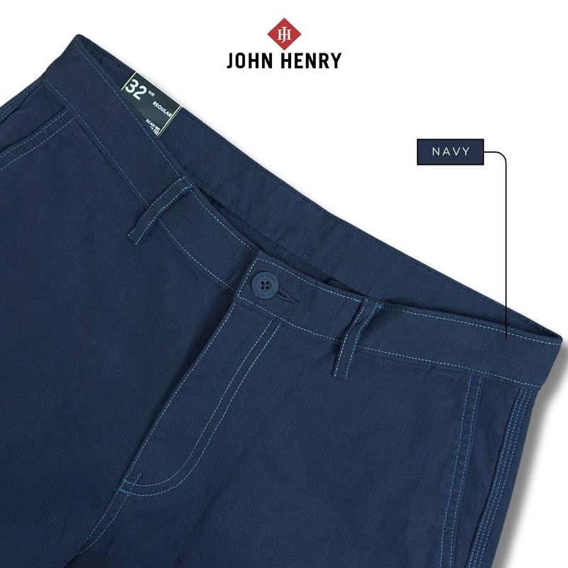 Quần Short Khaki Nam John Henry Trẻ Trung, Năng Động SP25SS14T-AK