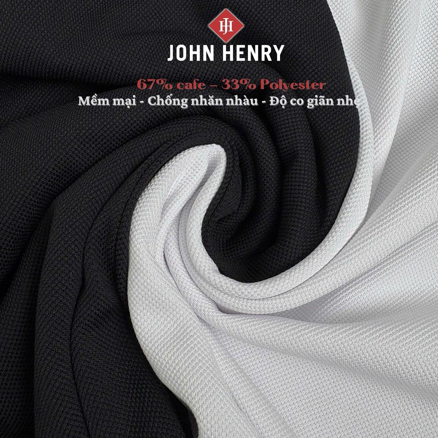 Áo Polo Nam Ngắn Tay John Henry  Form Vừa KS25ES09T-SCCA