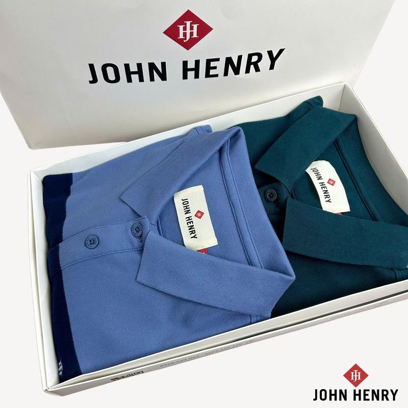 Áo Polo Nam Ngắn Tay John Henry Nam Form Vừa Tay Ngắn KS25SS18C-SC