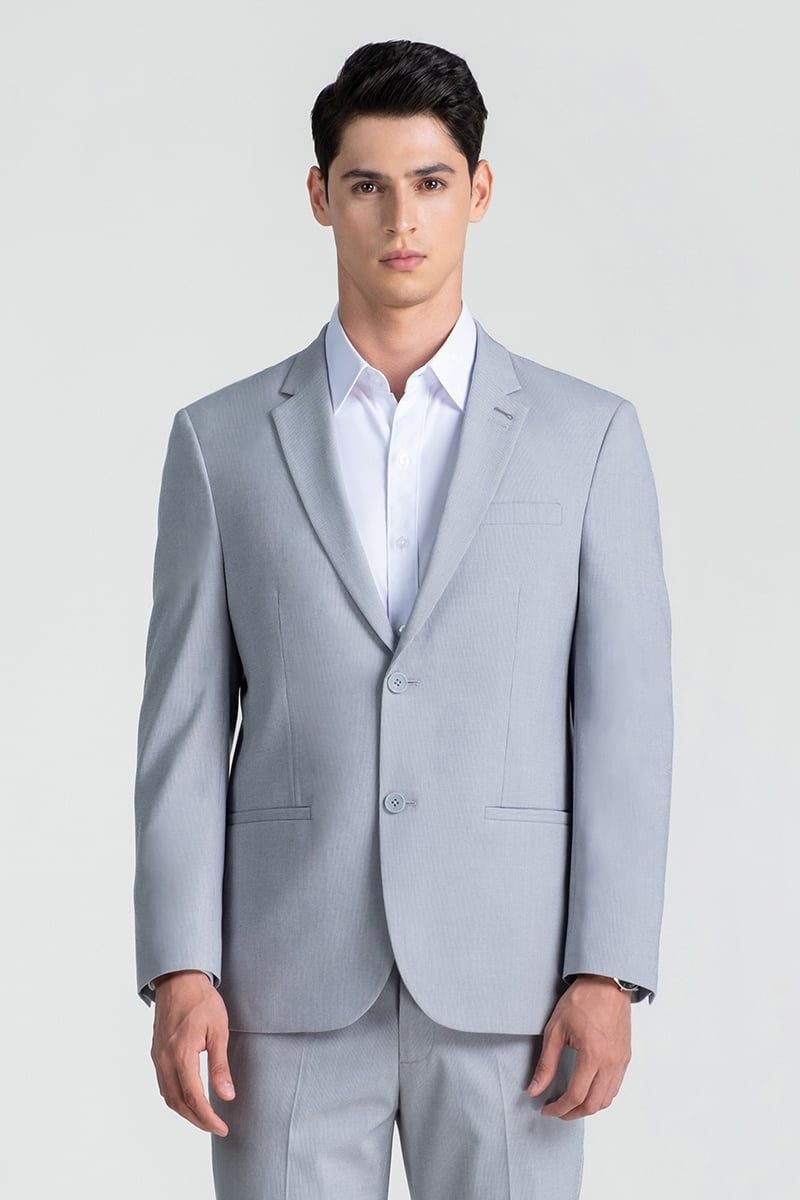 Áo Blazer Nam Tay Dài Form Ôm BZ25FH06C-SL