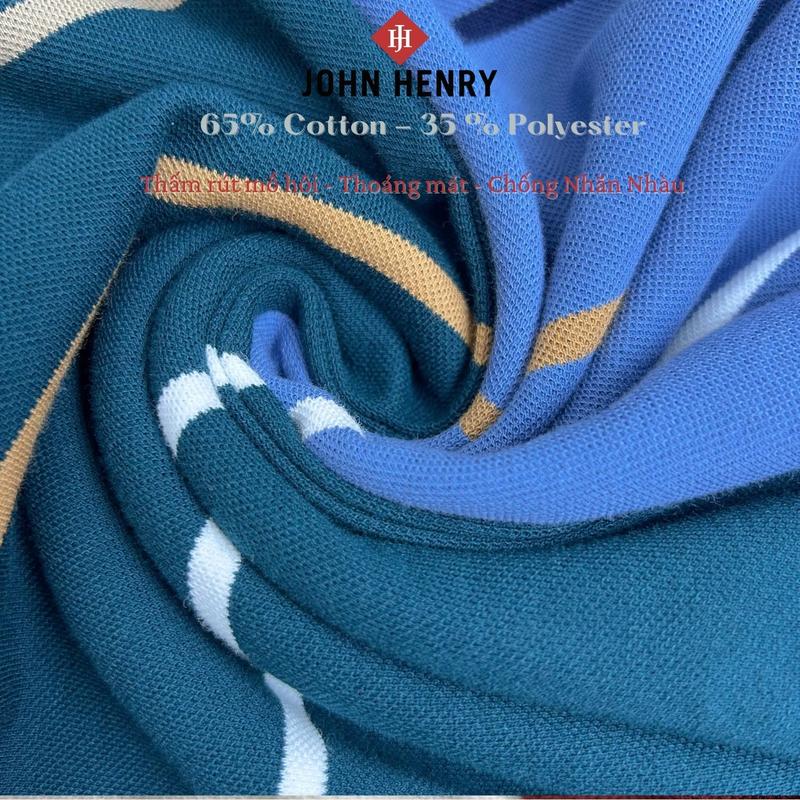 Áo Polo Nam Ngắn Tay John Henry Nam Form Vừa Tay Ngắn KS25SS18C-SC