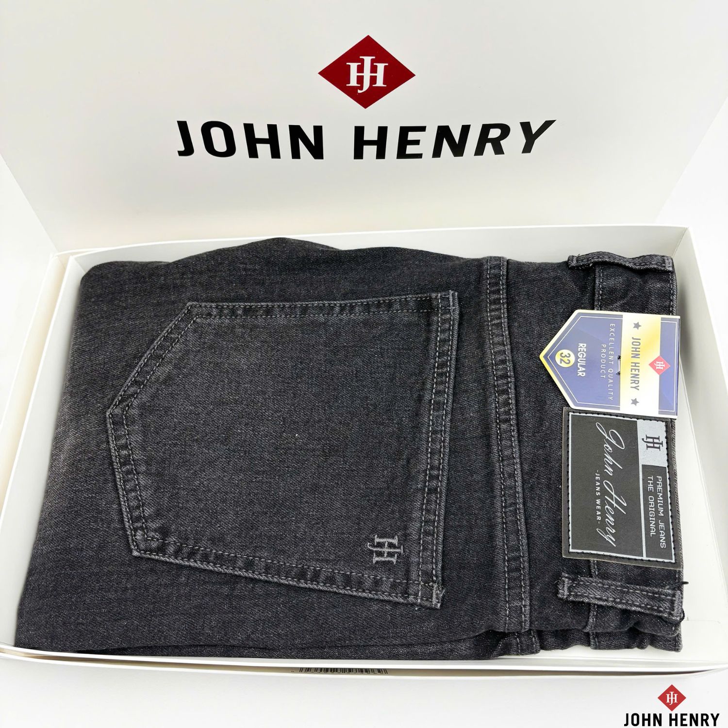 Quần Short Jean Nam John Henry Trẻ Trung Năng Động SP25FH29C-JN