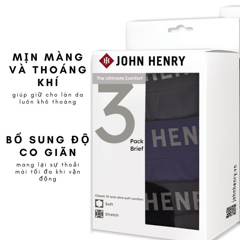 Combo 3 Quần Lót Boxer Nam UW25CB04C-BB