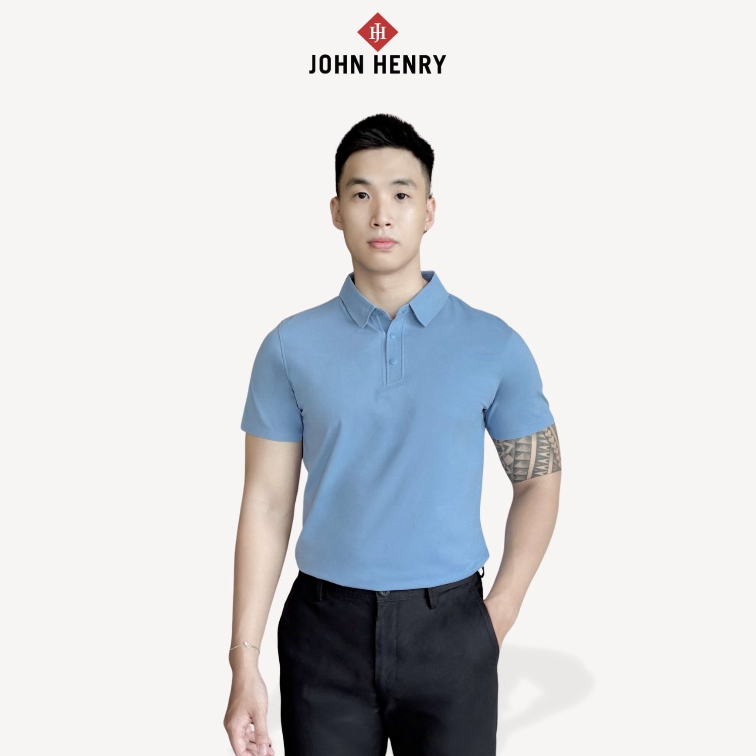 Áo Polo Nam Ngắn Tay Form Vừa KS26SS39-AT