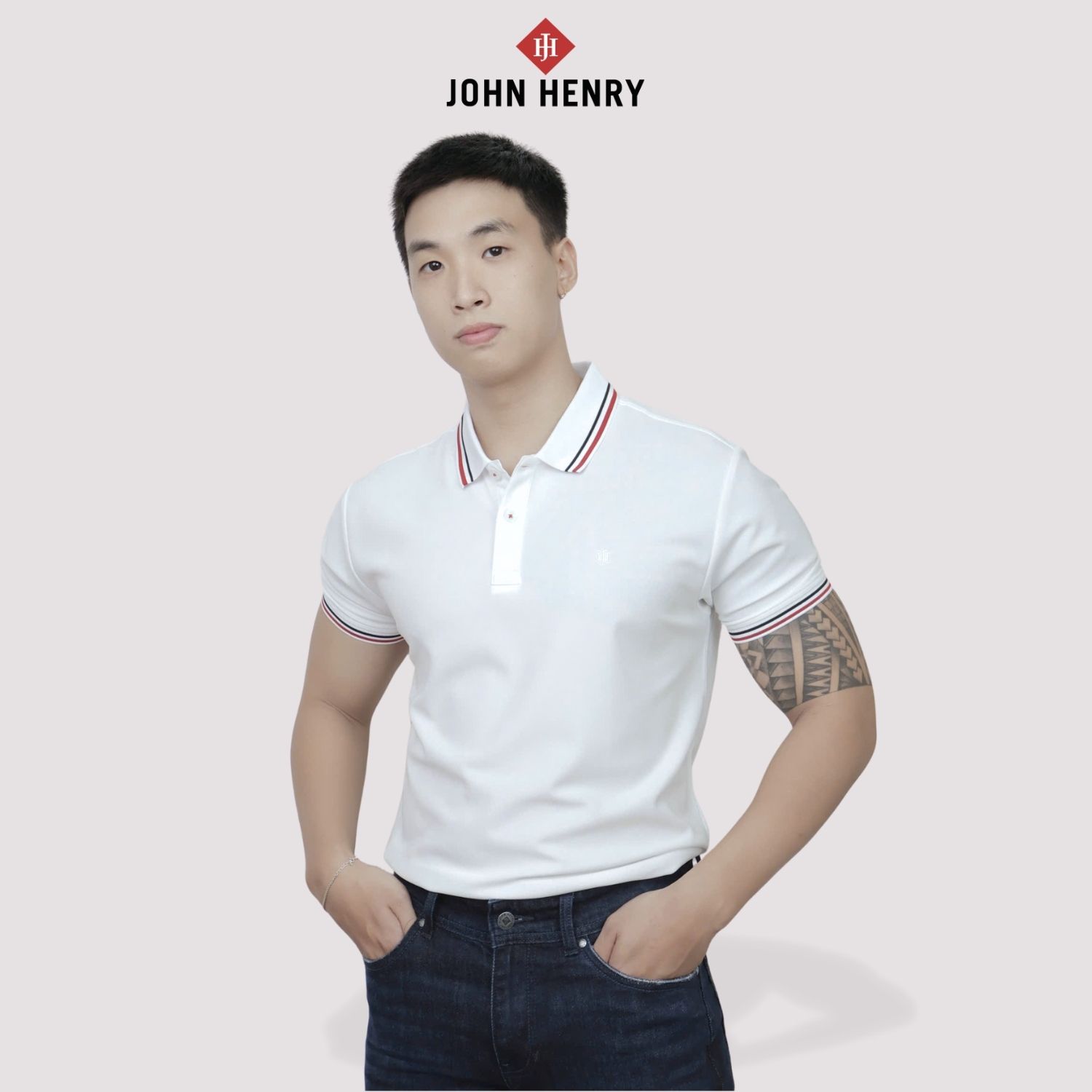 Áo Polo Nam Tay Ngắn Form Vừa KS26SS41C-SCWK