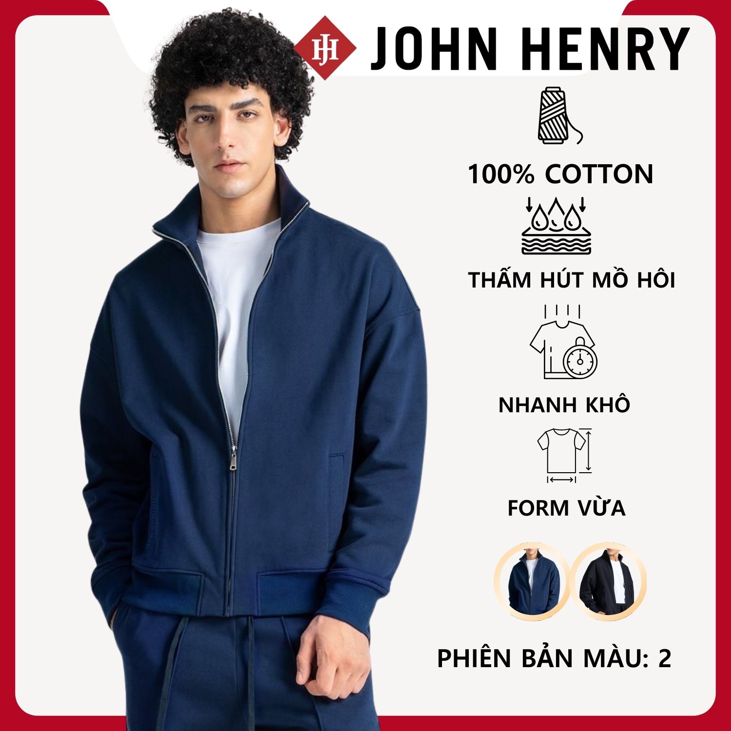 Áo Khoác Nam Thời Trang JK25FH10T-KA