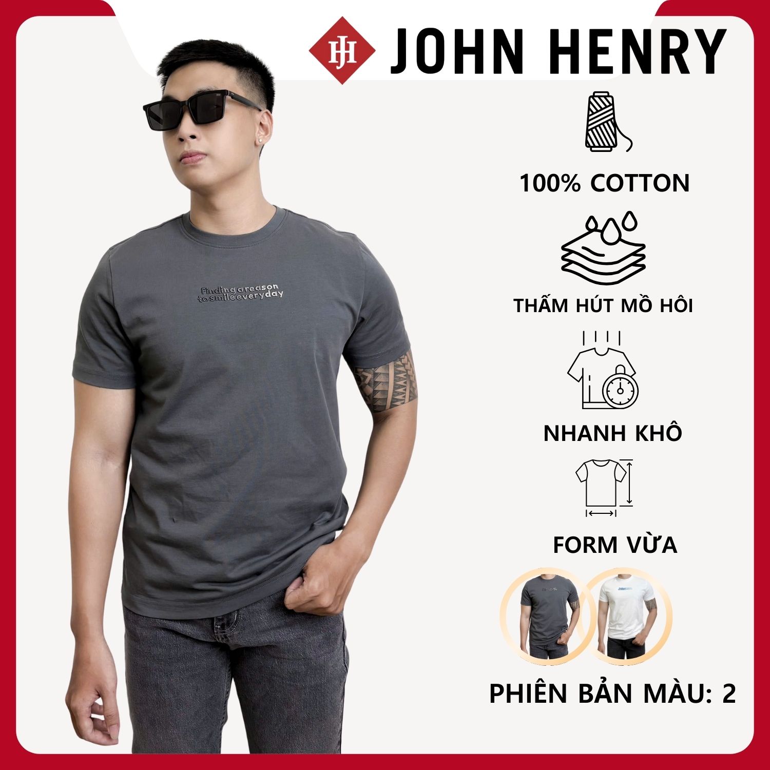 Áo Thun Nam Form Vừa TS25FH21T-RGUS