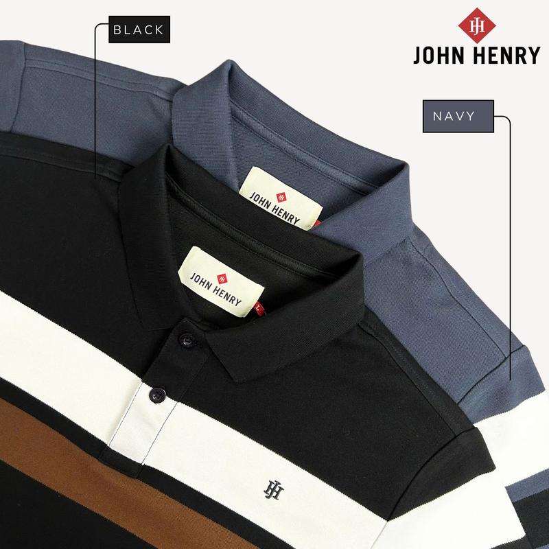 Áo Polo Nam Ngắn Tay John Henry Form Vừa KS25SS21T-SC