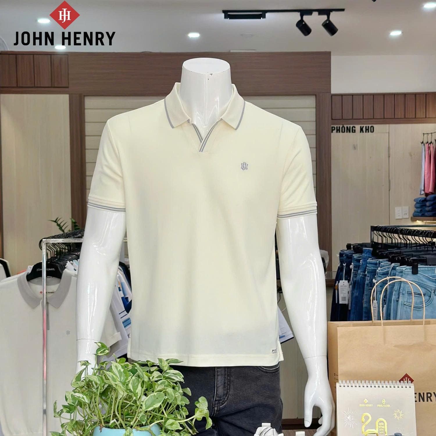 Áo Polo Nam Ngắn Tay John Henry Form Vừa KS25SS01P-SCWK
