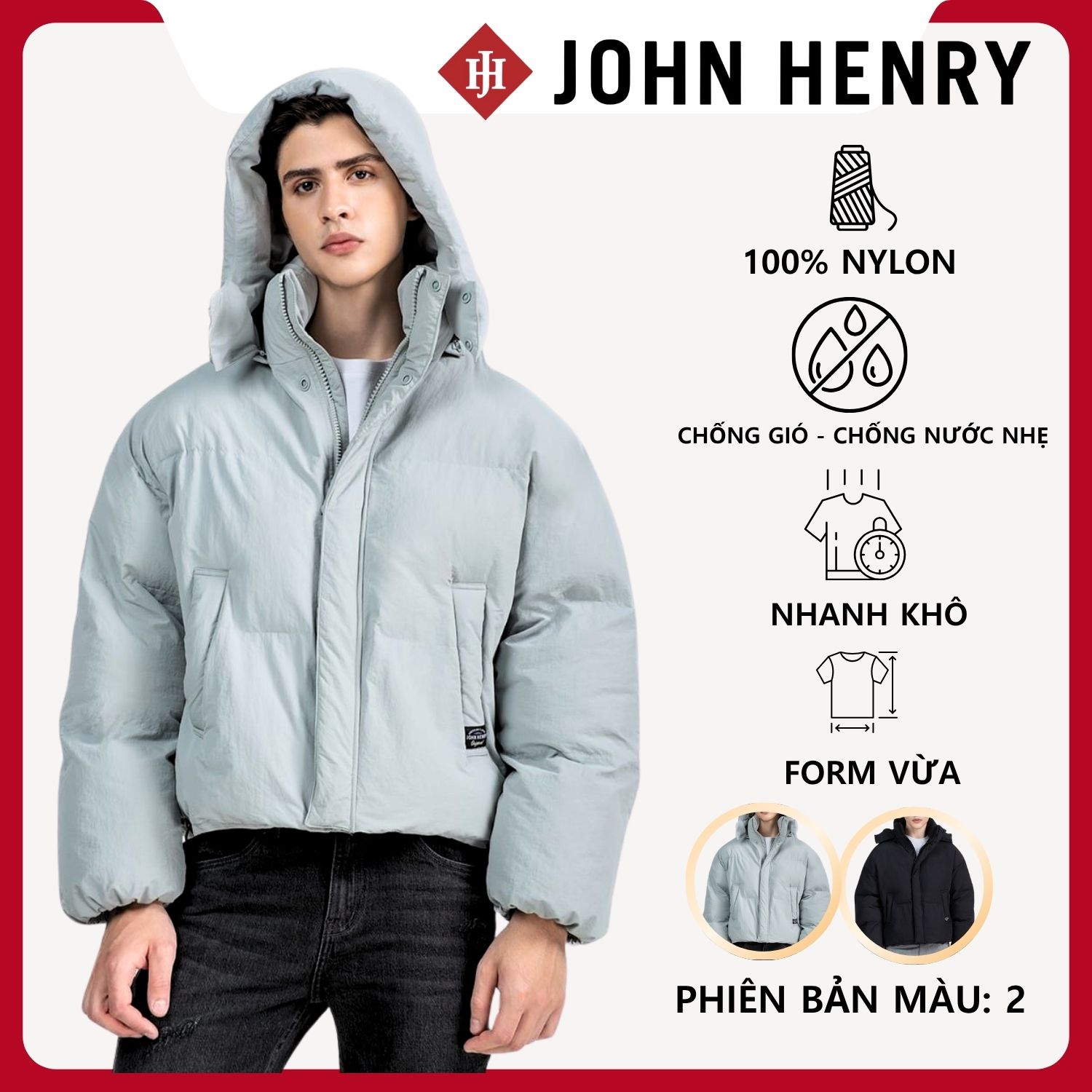 Áo Khoác Nam Trẻ Trung JK25FH08C-PB