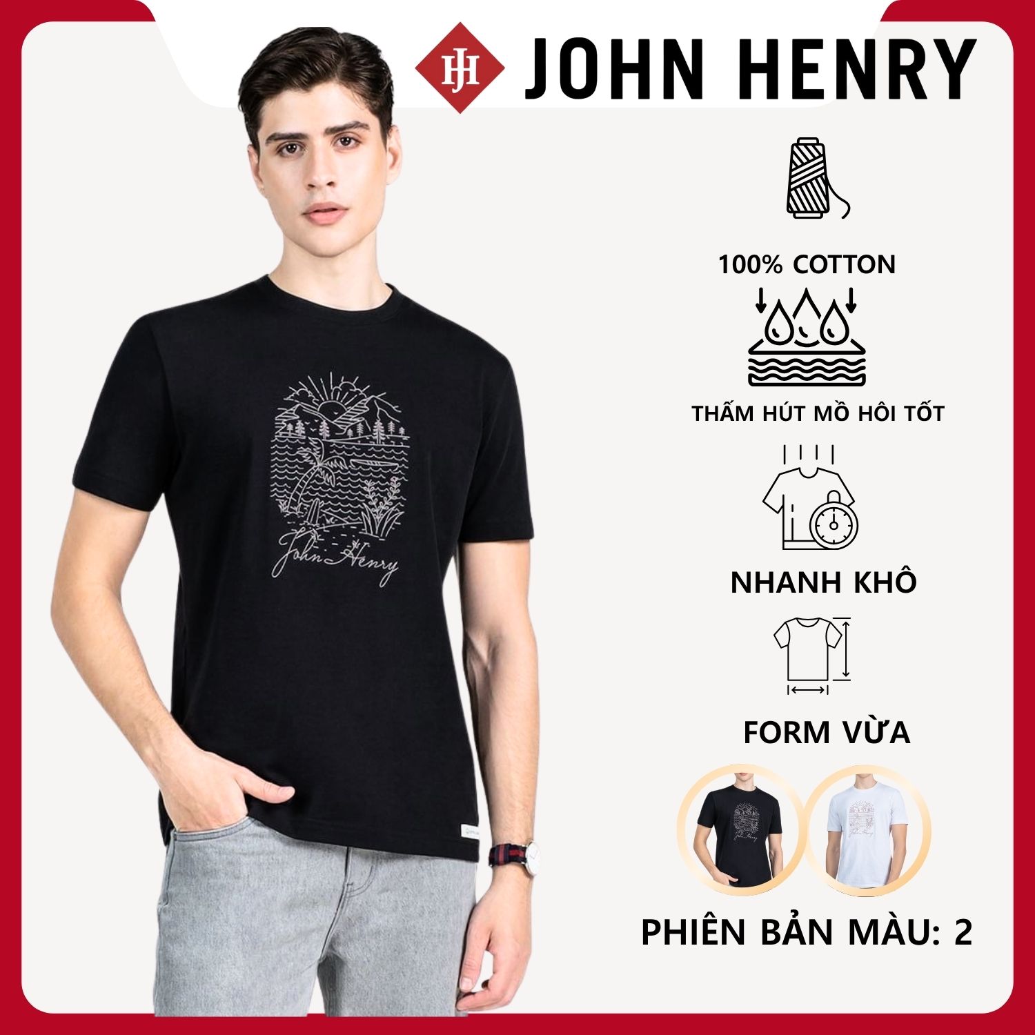 Áo Thun Nam Form Vừa TS25FH20P-RGUS