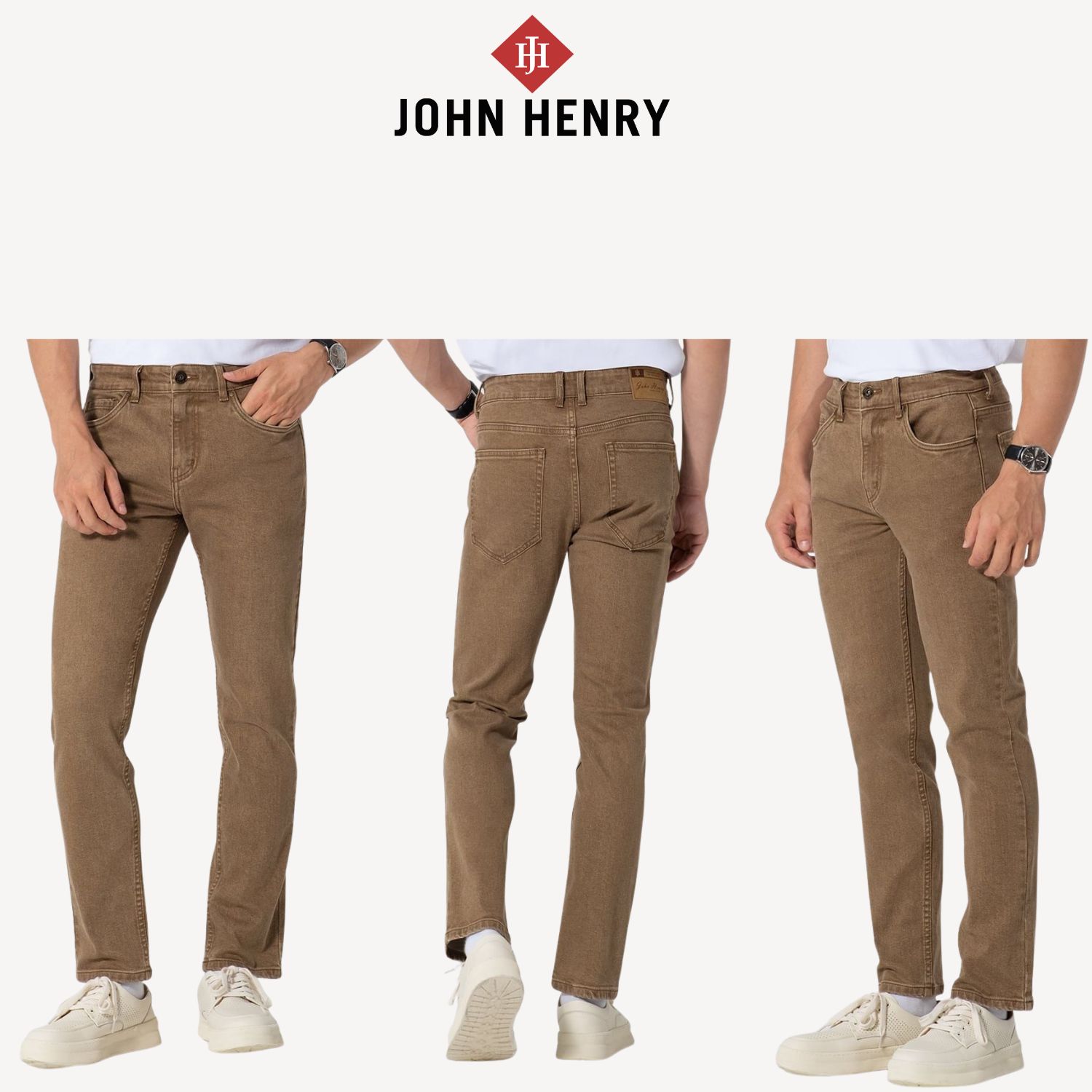 Quần Jeans Nam Form Ôm JN25SS27P-SL