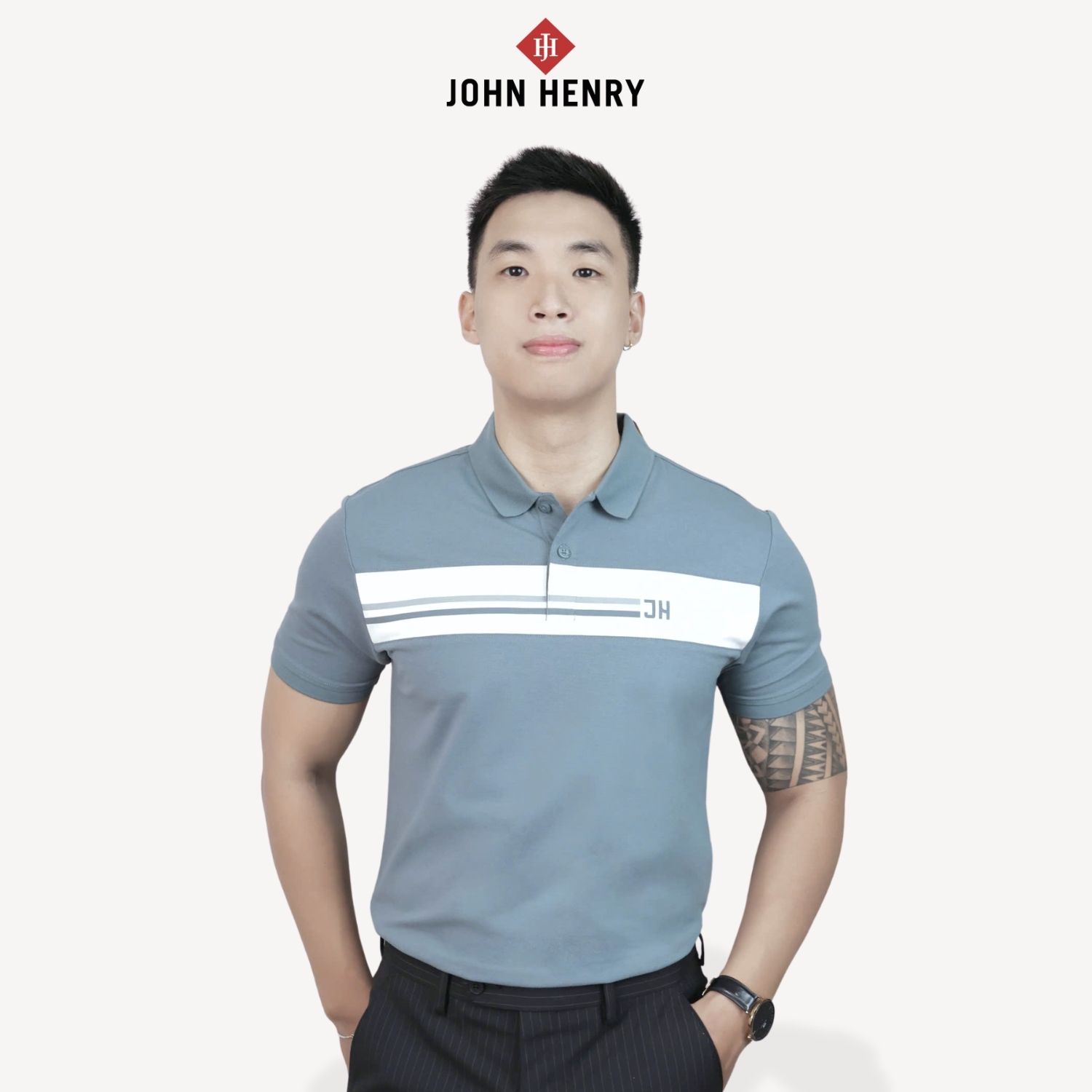 Áo Polo Nam Form Ôm Tay Ngắn KS25FH59C-SC