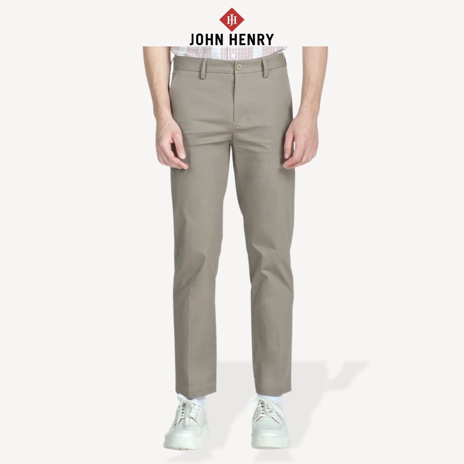 Quần Kaki Nam John Henry KP25FH19T-NMSL - Slim Fit - Form Ôm