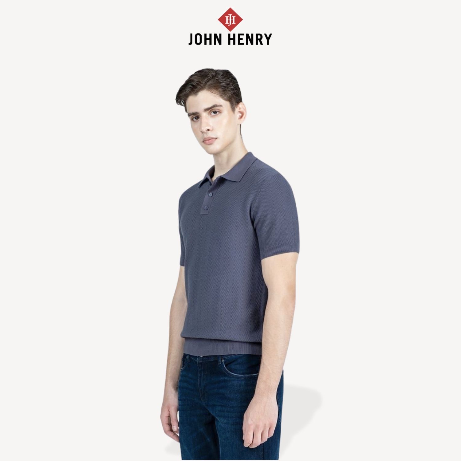 Áo Len Nam Có Cổ Tay Ngắn SW25FH05P-SA