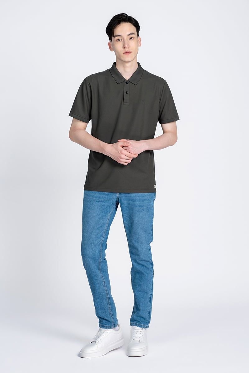 ÁO POLO NAM TAY NGẮN JOHN HENRY CHUẨN FORM, SANG TRỌNG KS23ES03T-SCWK
