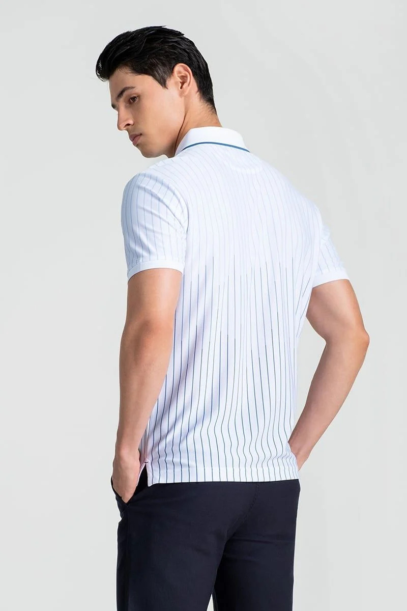 Áo Polo Nam Form Vừa Tay Ngắn Kẻ Sọc KS25SS06C-SCHE