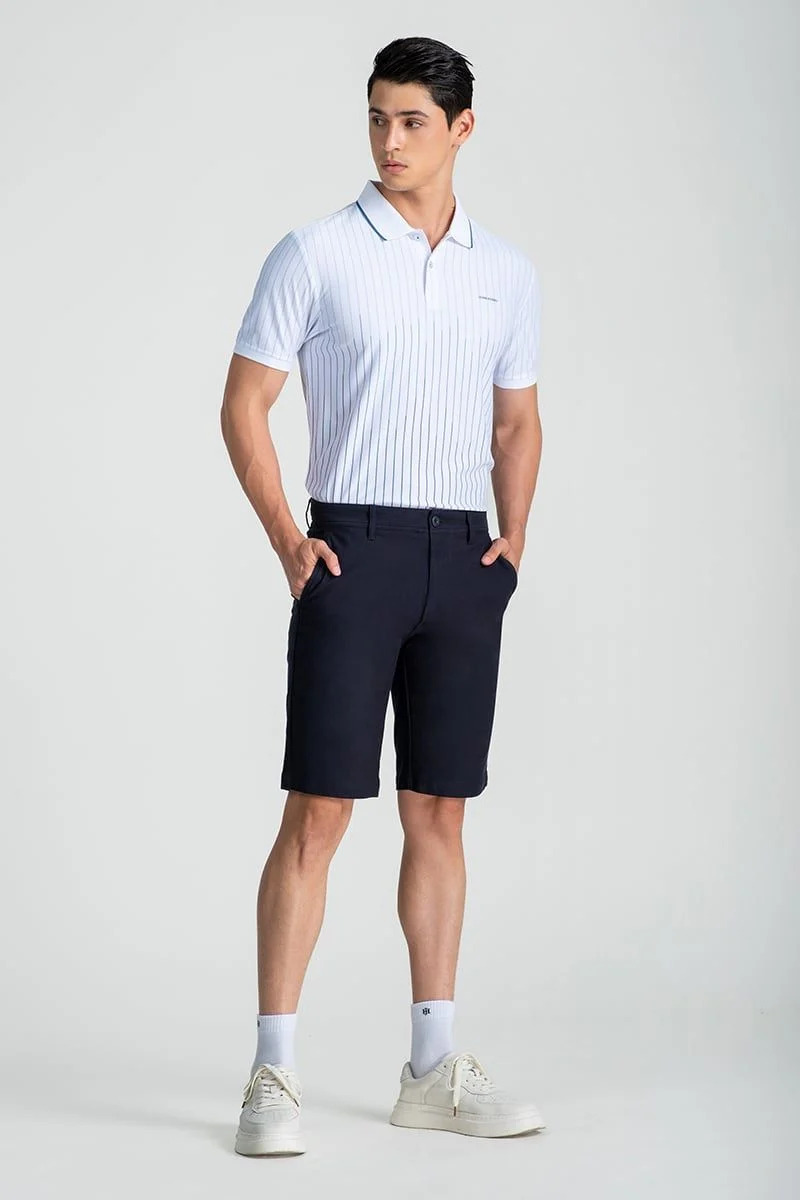 Áo Polo Nam Form Vừa Tay Ngắn Kẻ Sọc KS25SS06C-SCHE