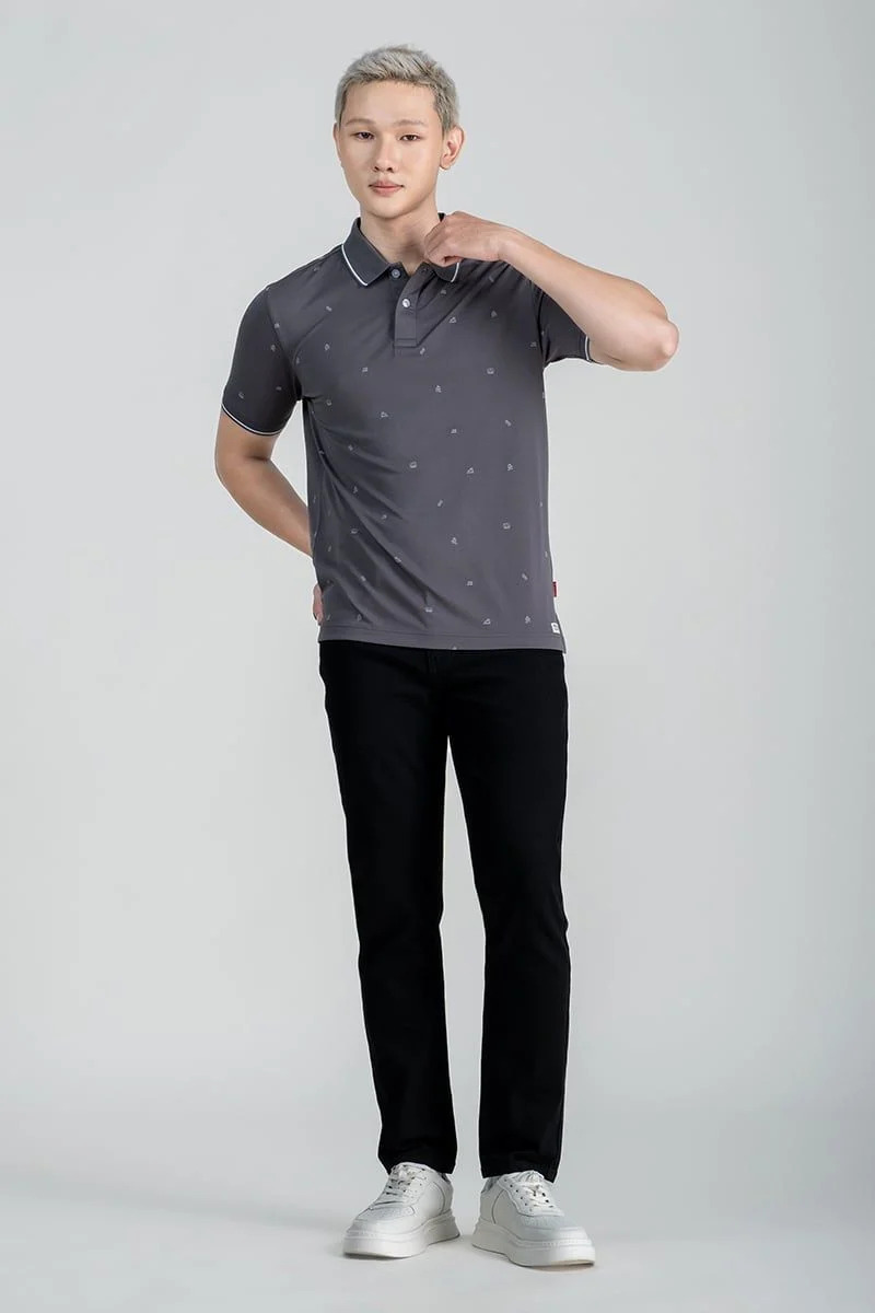 Áo Polo Nam Form Vừa Tay Ngắn KS25SS36T-SCHE