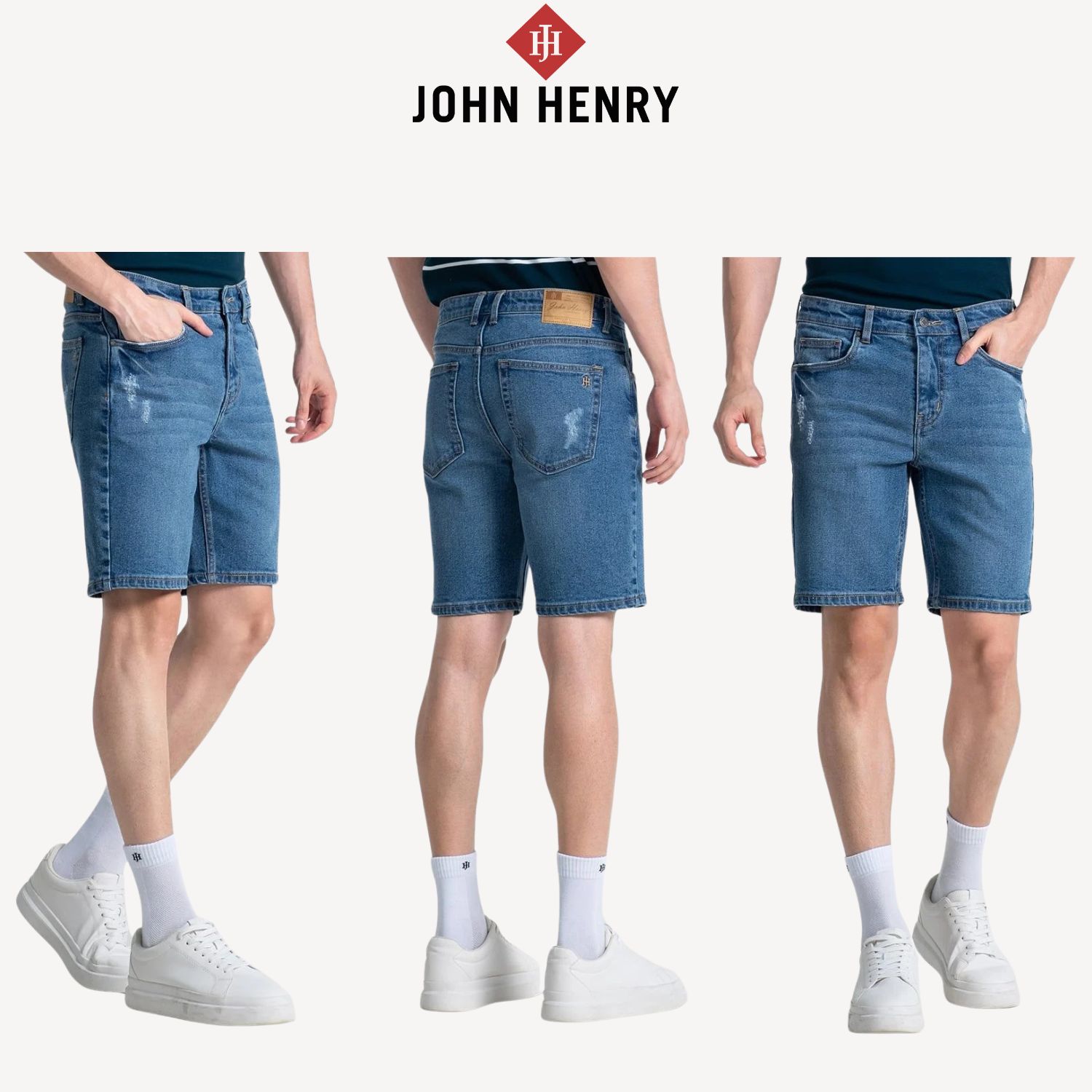 Quần Short Jean Form Trên Gối SP25SS17C-AKJN
