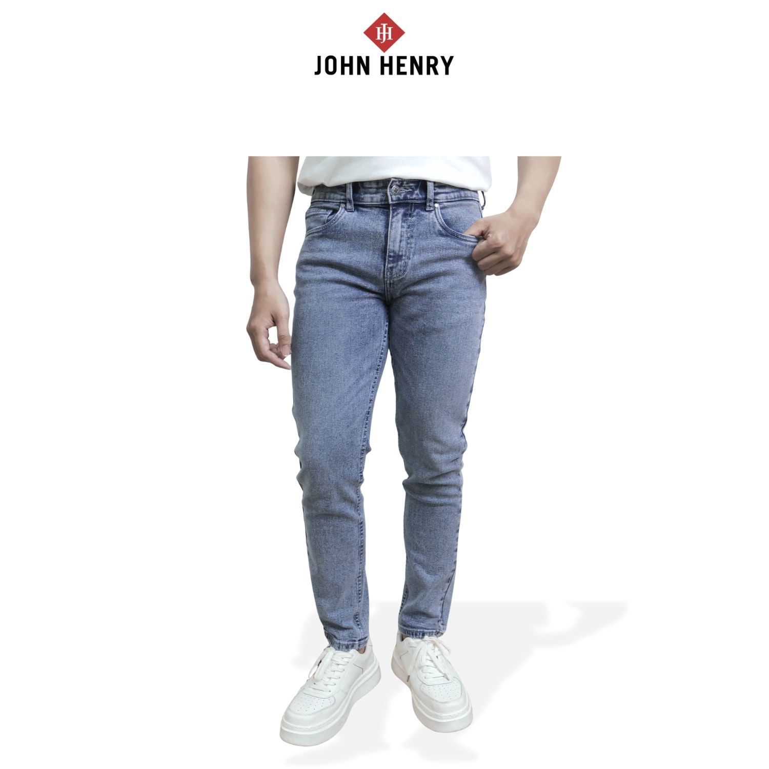 Quần Jeans Nam Form Ôm JN25FH45P-SL