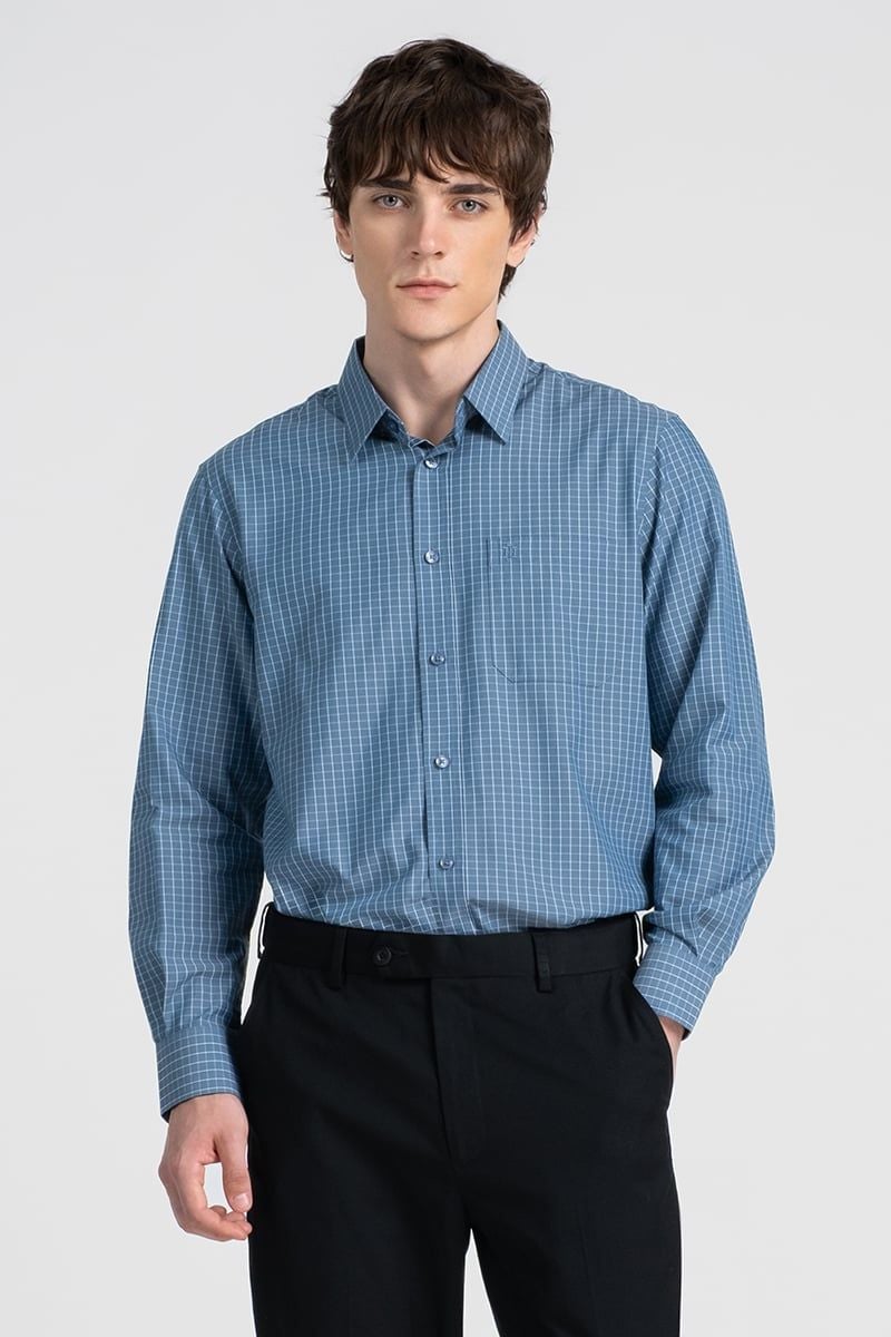 Áo Sơ Mi Nam Tay Dài John Henry Caro WS25FH89T-LDBB