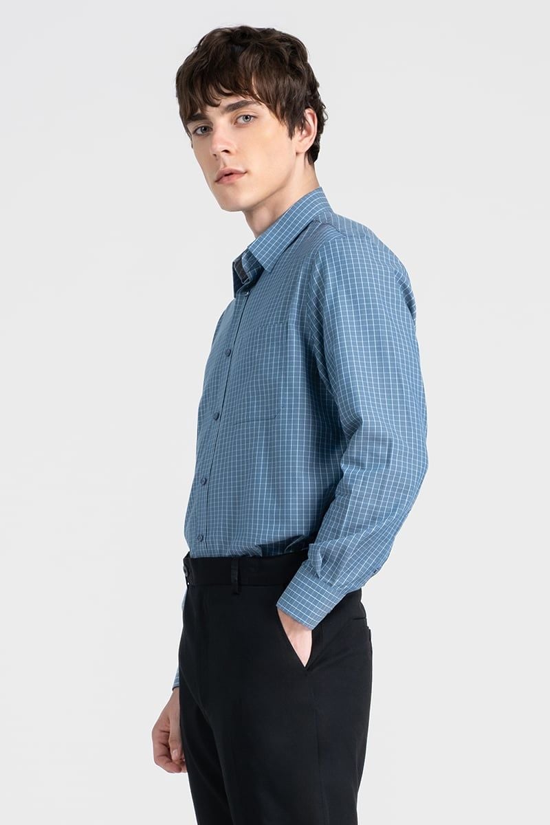 Áo Sơ Mi Nam Tay Dài John Henry Caro WS25FH89T-LDBB