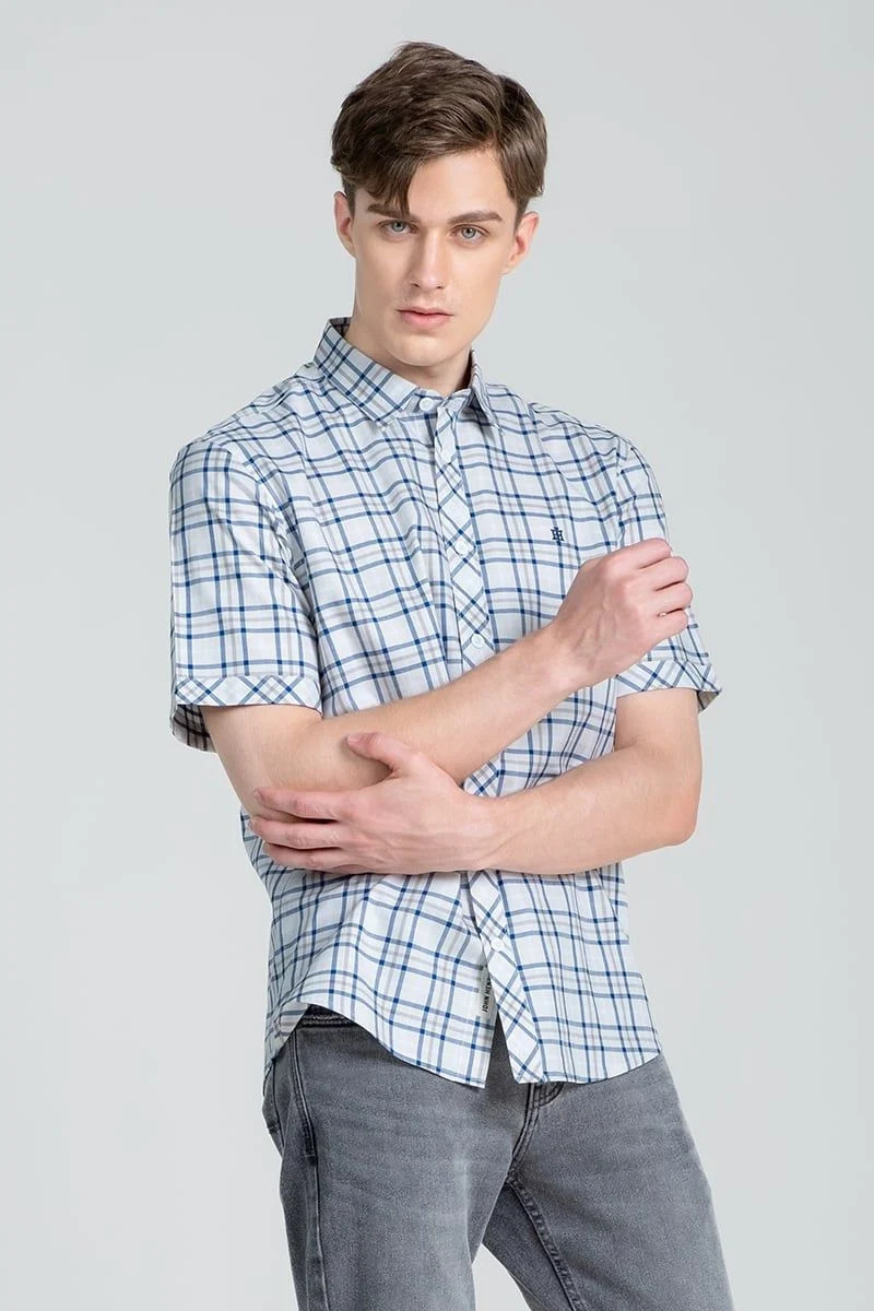 Áo Sơ Mi Nam Ngắn Tay John Henry Caro WS25SS08P-SC