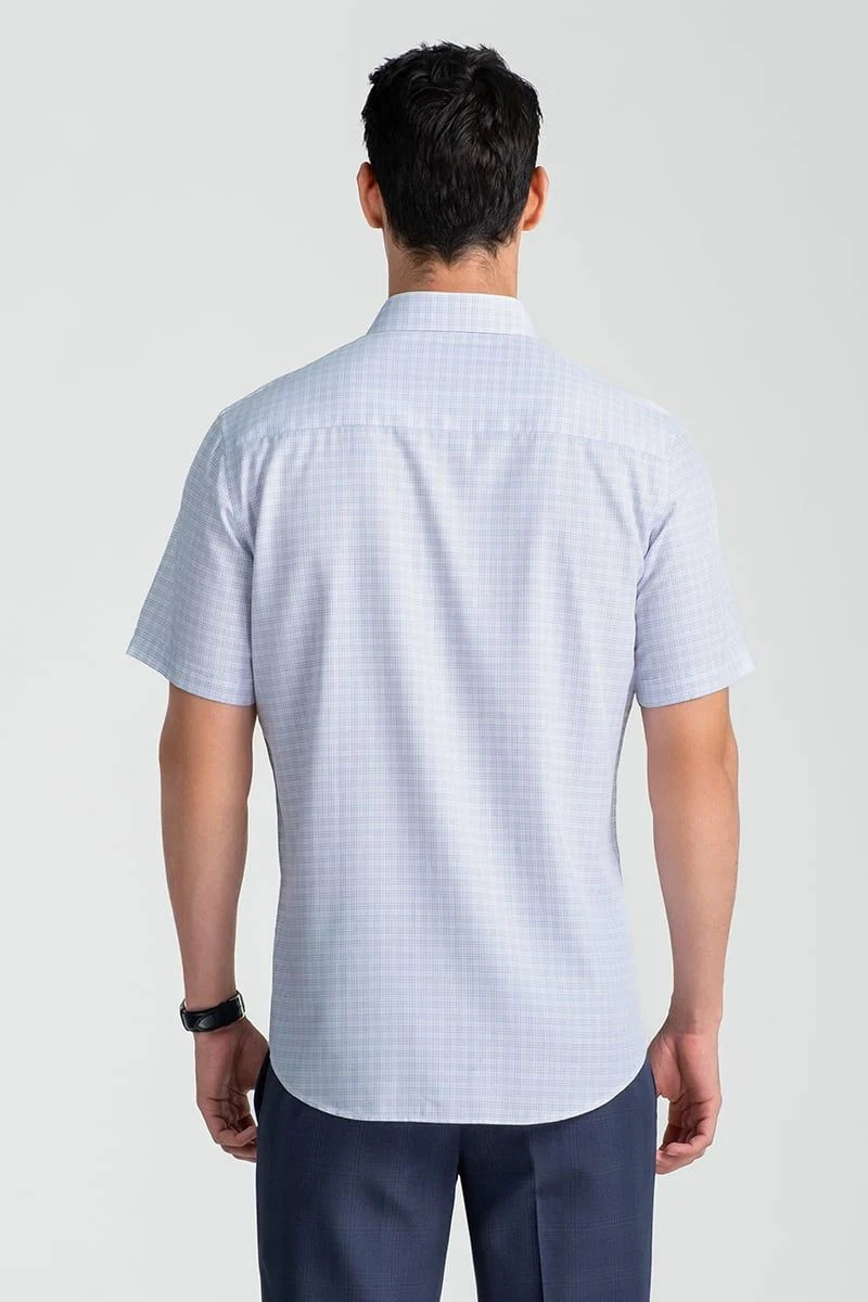 Áo Sơ Mi Nam Tay Ngắn John Henry Caro WS25SS32P-SDBB