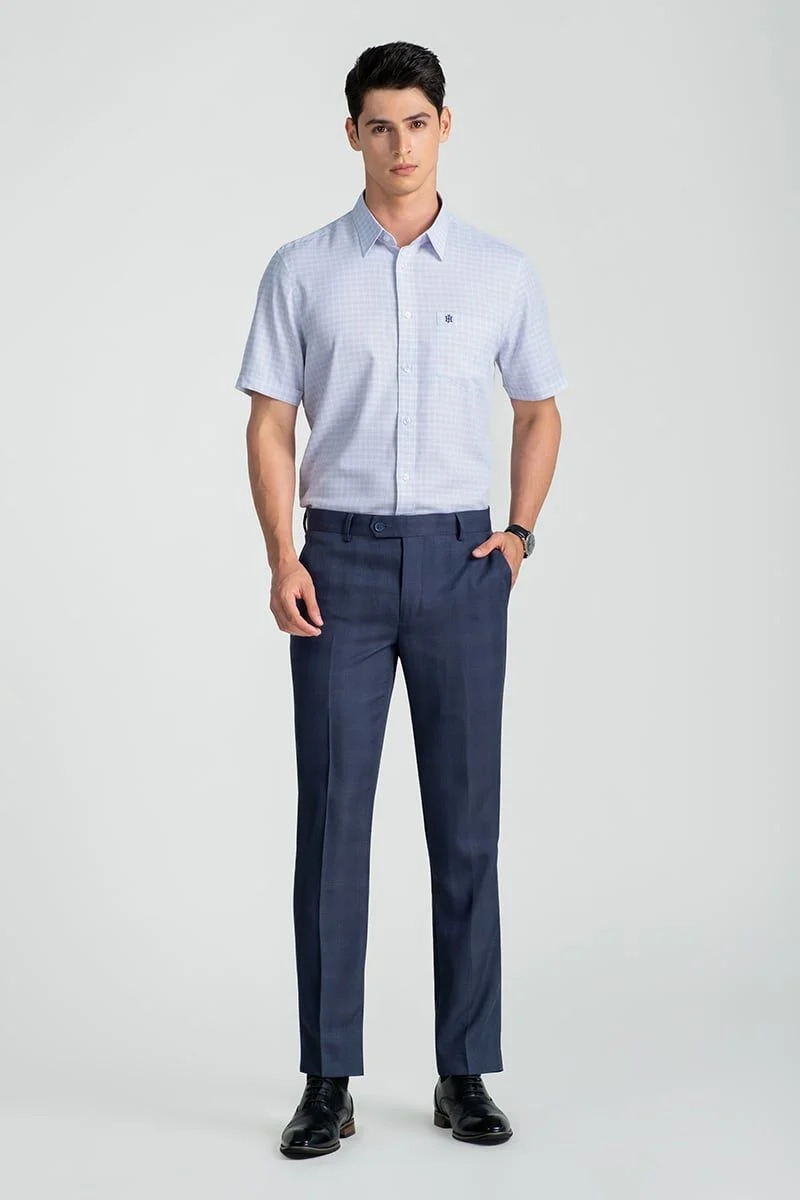 Áo Sơ Mi Nam Tay Ngắn John Henry Caro WS25SS32P-SDBB