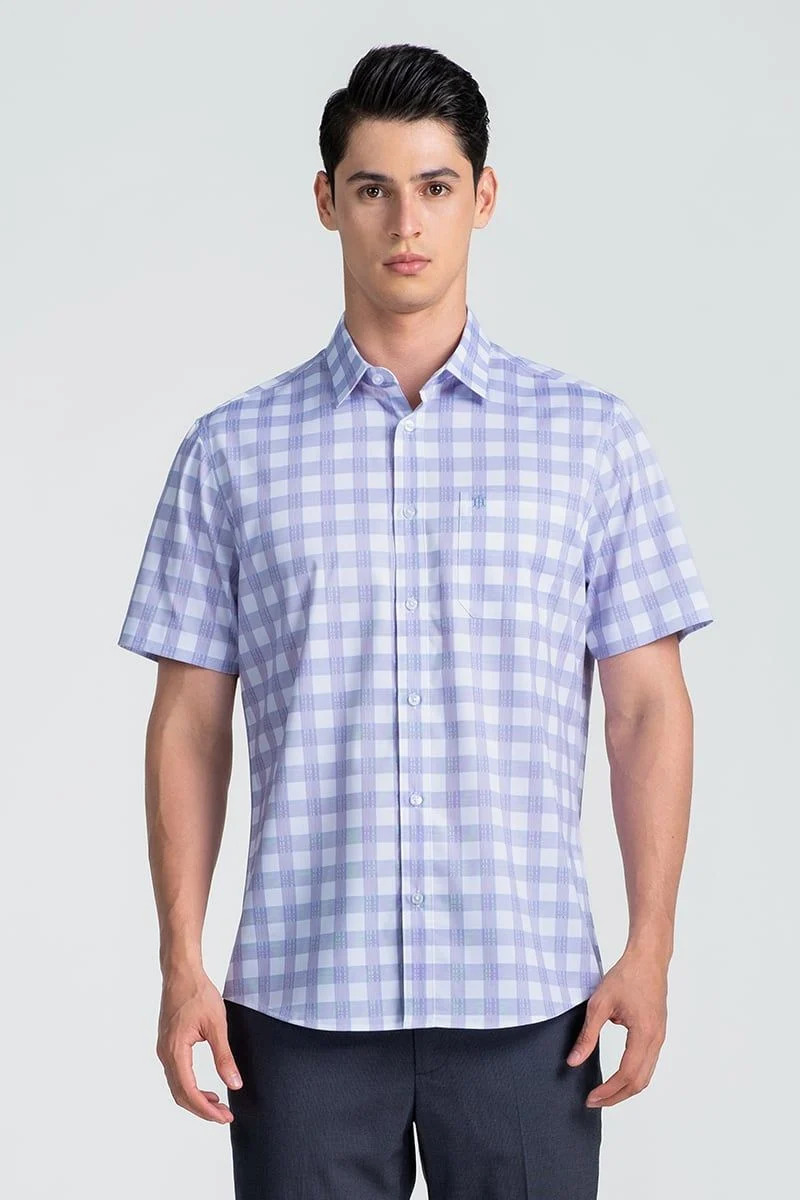 Áo Sơ Mi Nam Tay Ngắn John Henry Caro WS25SS51T-SDBB