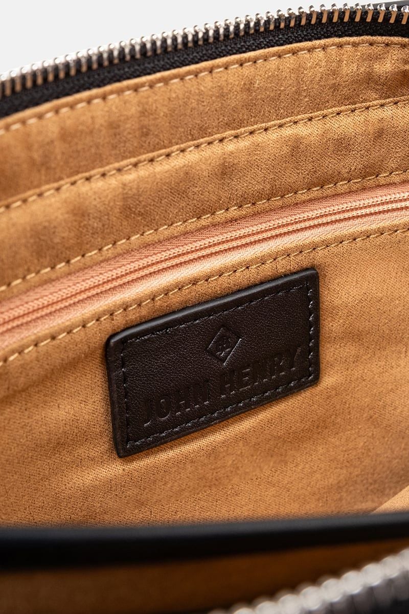 Ví Da Nam Cầm Tay John Henry