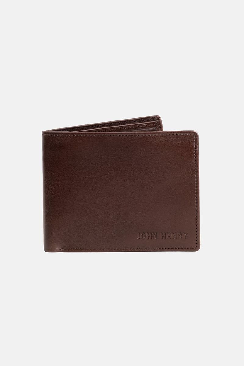 Ví Da Nam John Henry Dáng Ngang