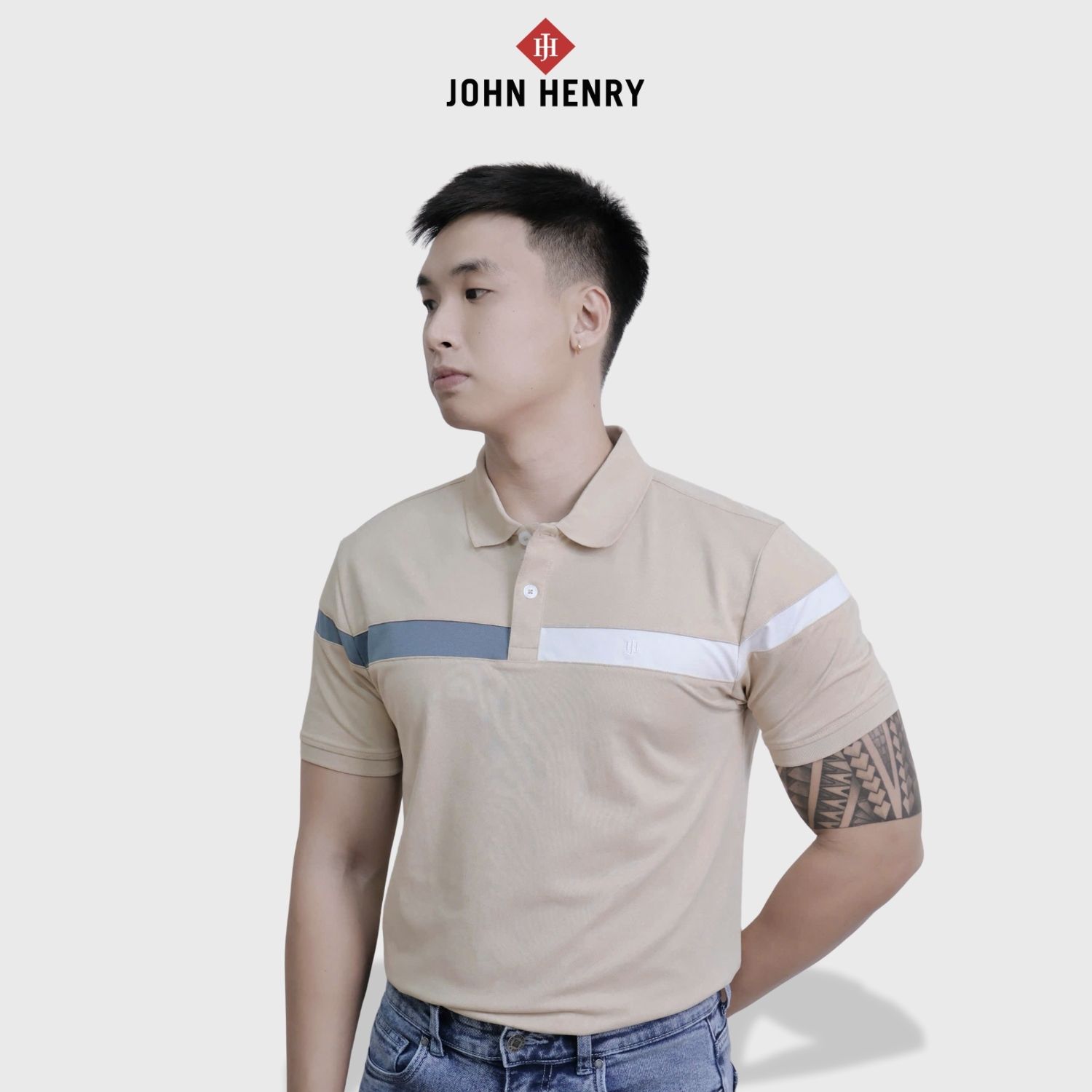 Áo Polo Nam Form Ôm Tay Ngắn KS25FH58C-SC