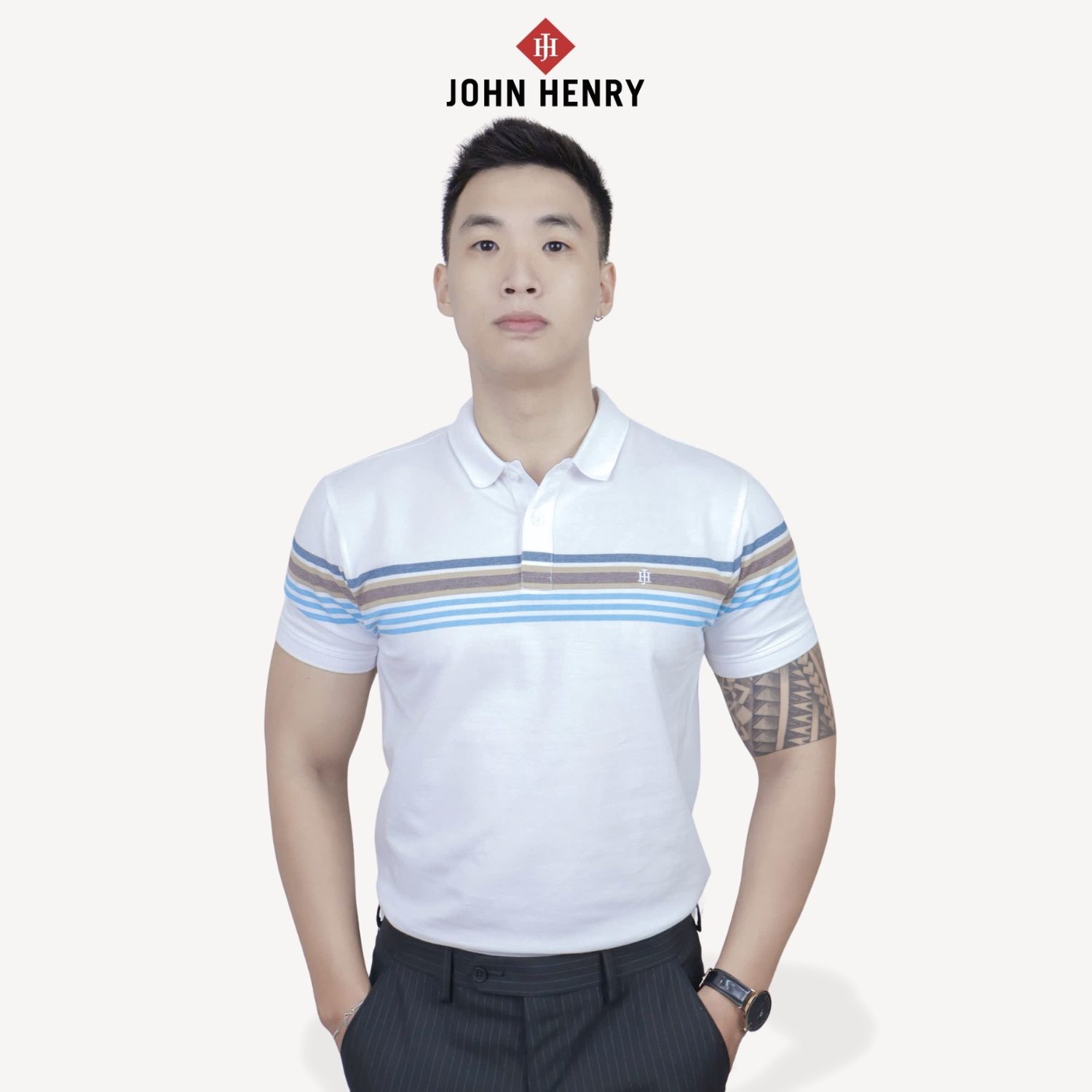 Áo Polo Nam Form Vừa Tay Ngắn  KS25FH54C-SCHE