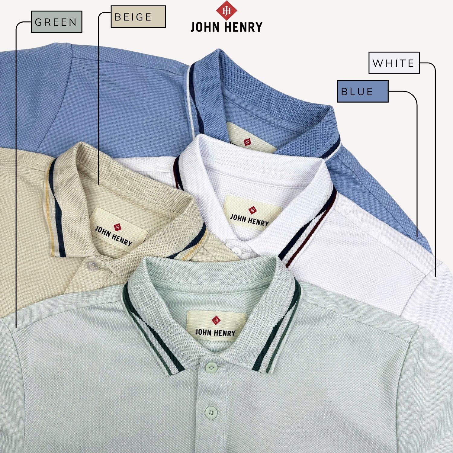 Áo Polo Nam Form Vừa Tay Ngắn KS25FH46T-SCCA