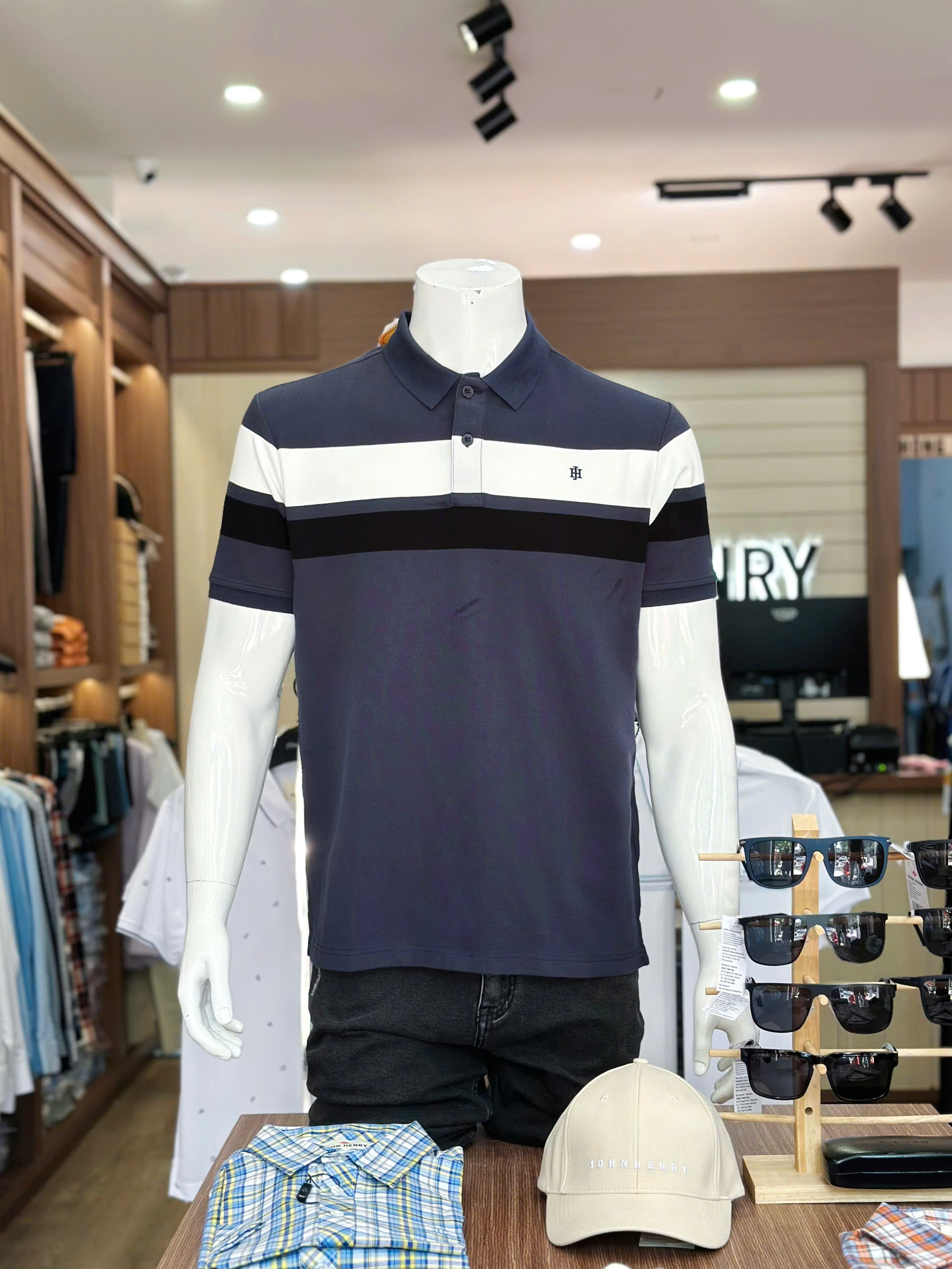 Áo Polo Nam Ngắn Tay John Henry Form Vừa KS25SS21T-SC