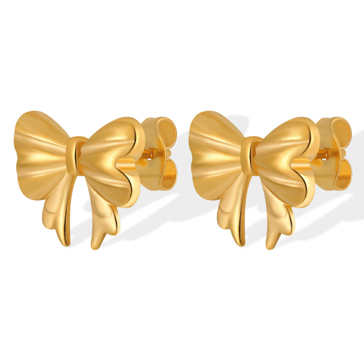 Bông tai Titan - TB252 - hình chiếc nơ