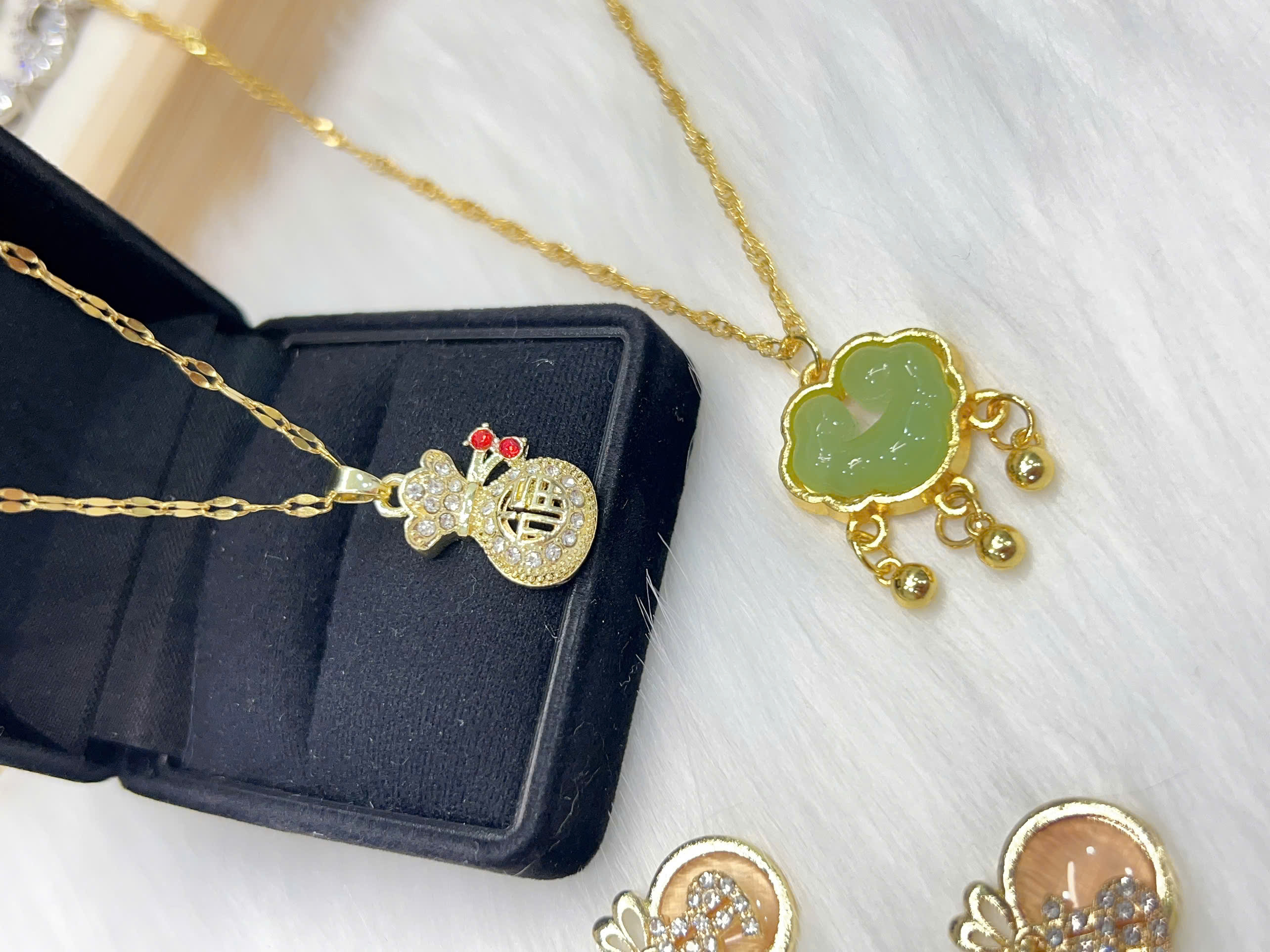 [Thanh lý tồn kho] Dây chuyền Titan - BST nhiều kiểu dáng dây chuyền màu vàng