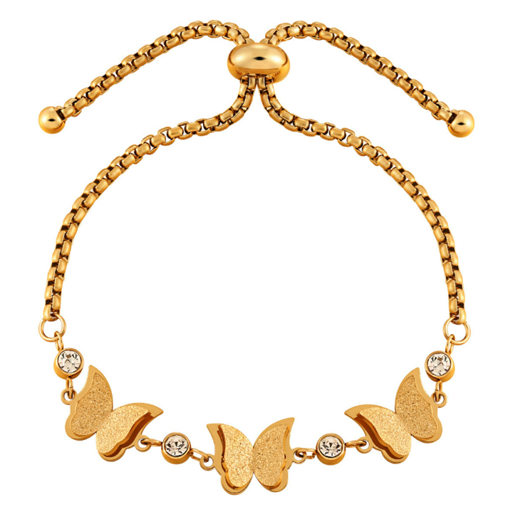 Lắc tay Titan - TA089 - con bướm dây rút