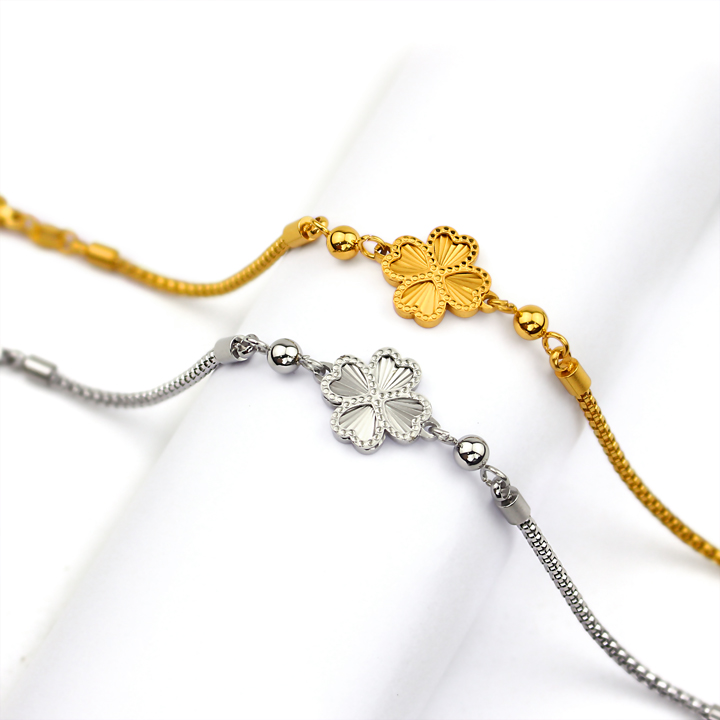 Lắc tay Titan - TA175 - cỏ 4 lá may mắn